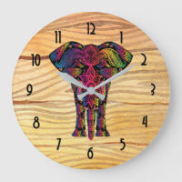 Fancy Elephant Illustration - Decorative Pattern