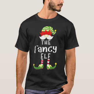 Fancy Elf Group Christmas Pajama Party T-Shirt