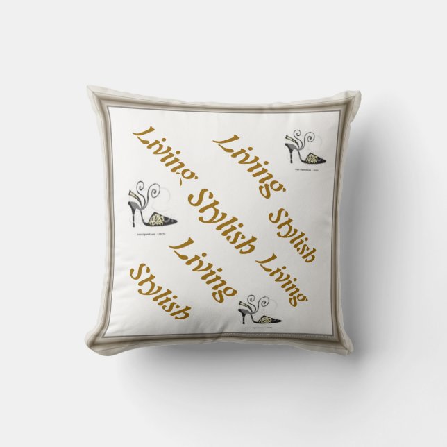 Fancy Feet Designer Pillow (Front)