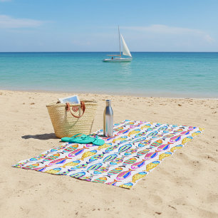 Fancy fish beach towel
