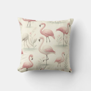 Fancy Flamingo Cushion