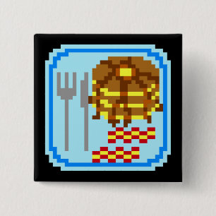 Fancy Flapjacks 15 Cm Square Badge