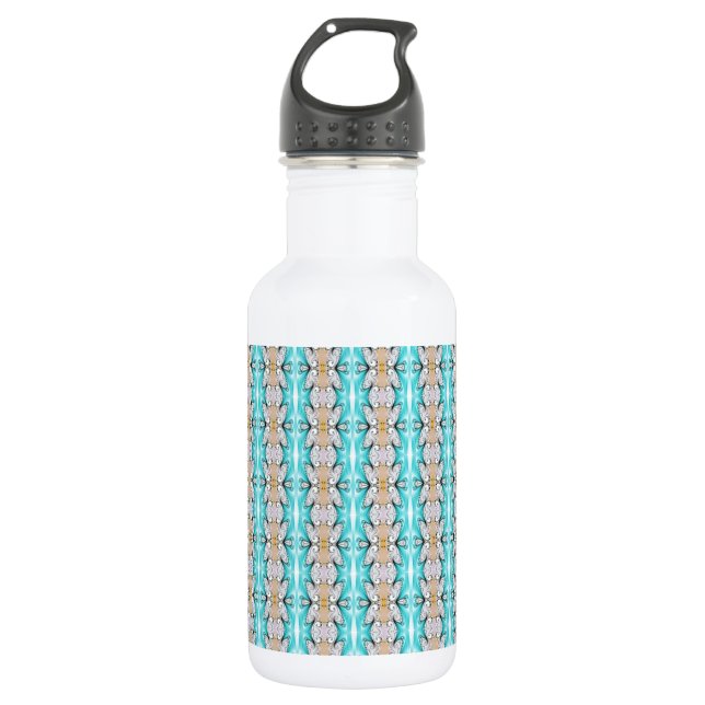 Fancy Floral 532 Ml Water Bottle (Front)