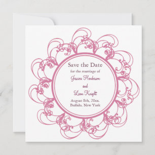 Fancy Floral Save the Date