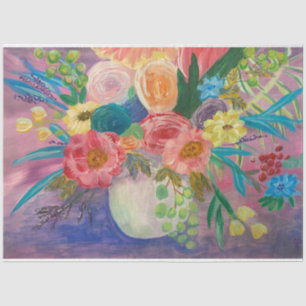 Fancy Floral tissue paper