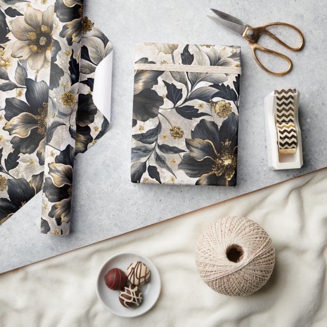 Fancy Florals Wrapping Paper (Crafts)