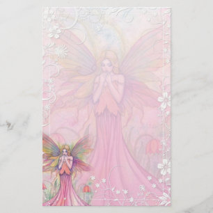 Fancy Flower Fairy Stationery by Molly Harrison