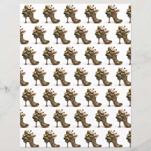 Fancy flower shoes SCV 22 (Front)