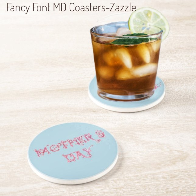 Fancy Font MD  Coaster (Creator Uploaded)