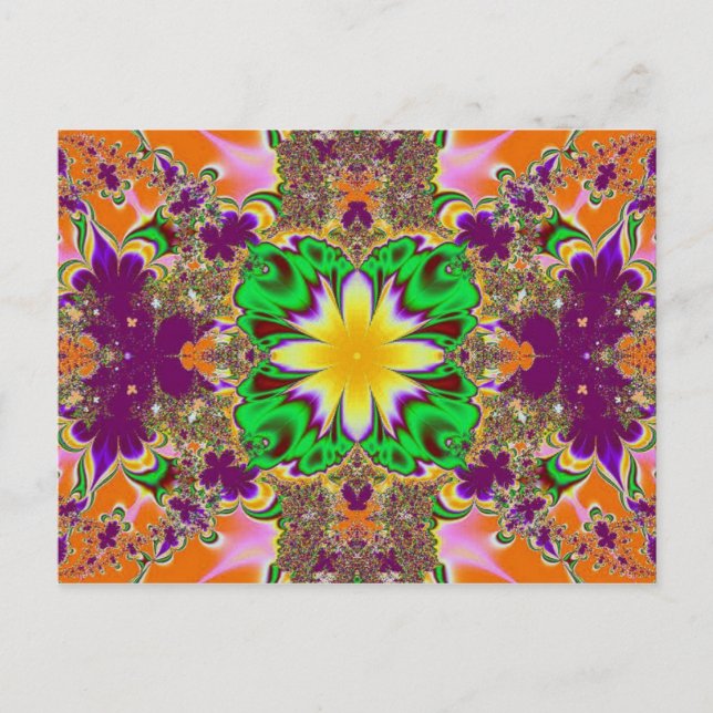 Fancy Fractal Postcard (Front)
