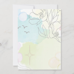 Fancy Frame Manatee on Envelopes Invitation