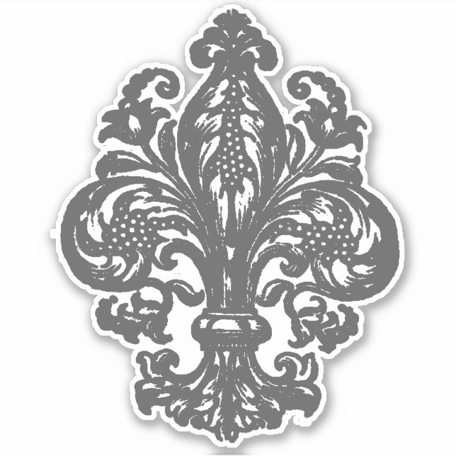 Fancy French Fleur de Lis (Front)