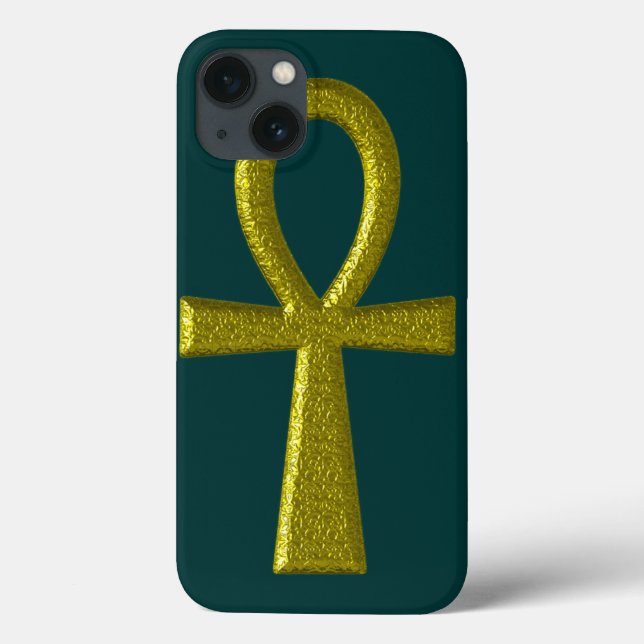 Fancy Gold Ankh Case-Mate iPhone Case (Back)