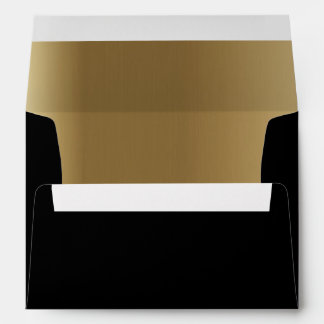Fancy Gold & Black Envelopes