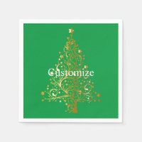 Fancy Gold Christmas Tree Thunder_Cove