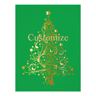 Fancy Gold Christmas Tree Thunder_Cove  Photo Print