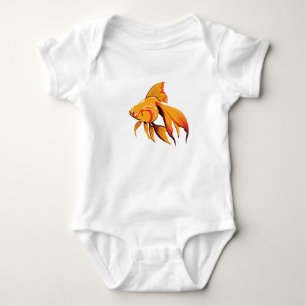 Fancy Goldfish Baby Bodysuit