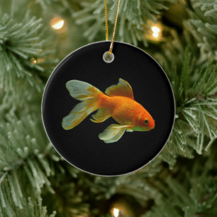 Fancy Goldfish Christmas Ornament