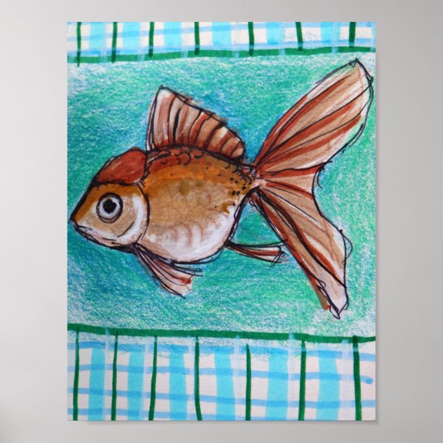 Fancy Goldfish Poster (Front)