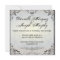 Fancy Gothic Bats Halloween Wedding Invitation