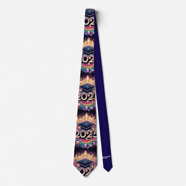 Fancy Graduate 2025 Tie (Front)