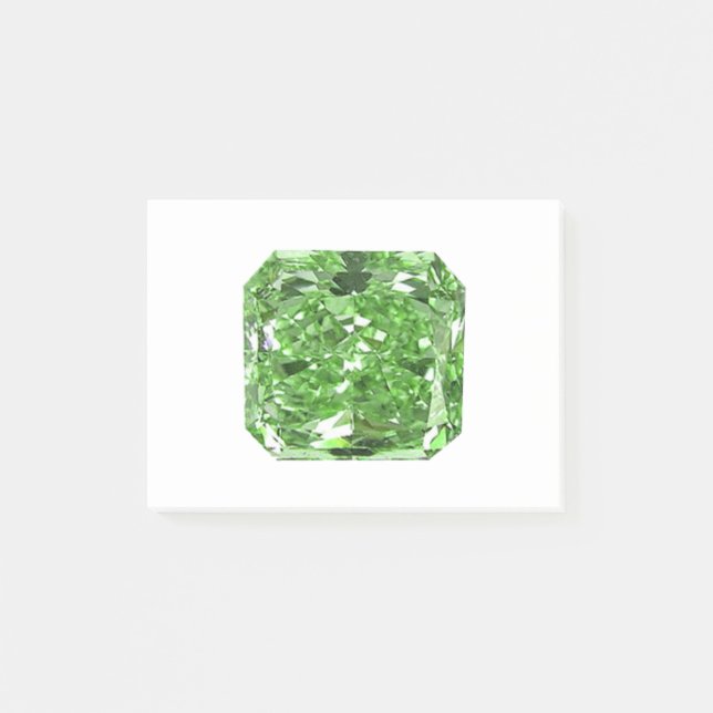 Fancy Green Diamond Post-it Notes (Front)