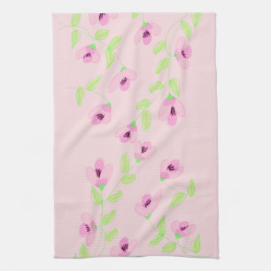 Fancy Hand Towel In A Floral Pink Print