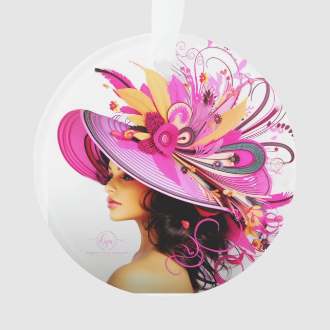 FANCY HAT PARADE #4 ORNAMENT (Front)