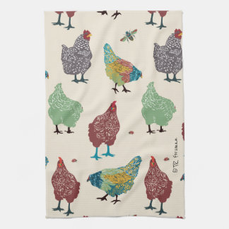 Fancy Hens towels