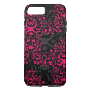 Fancy Hot Pink and Black iPhone 7 case
