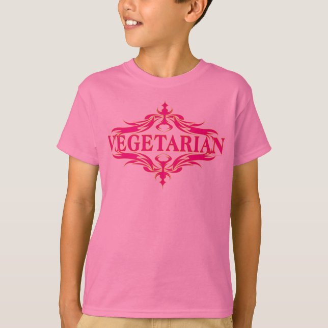 Fancy in Pink - Vegetarin T-Shirt (Front)