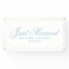 Fancy Just Married Car Banner