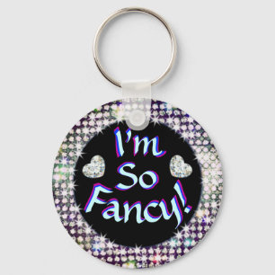 Fancy Keychain! Diamonds! Key Ring