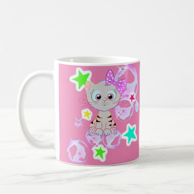 Fancy Kitten - Coffee Mug (Left)