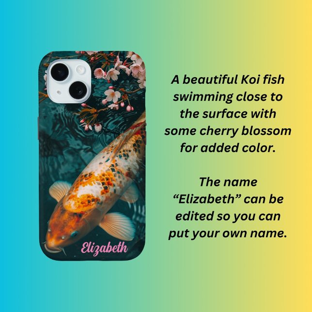 Fancy Koi  iPhone 15 Case (Creator Uploaded)