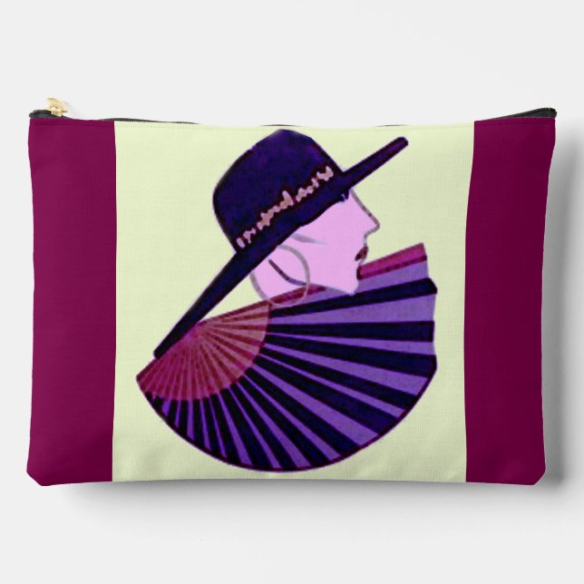 "Fancy Lady" Accessory Pouch (Front)