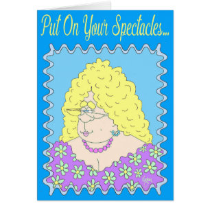 FANCY LADY Birthday Card