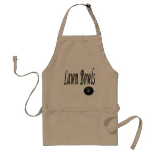 Fancy Lawn Bowls Logo, Standard Apron