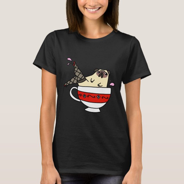 Fancy Legs Teacup Pug Essential T-Shirt 702 (Front)