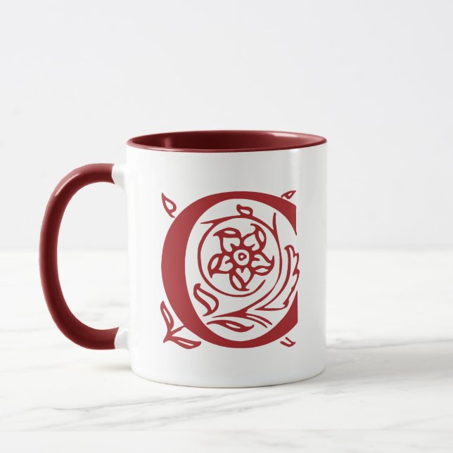 Fancy Letter C Mug (Left)
