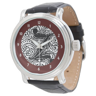 Fancy Letter Z Monogram Vintage Monarchia Font Watch