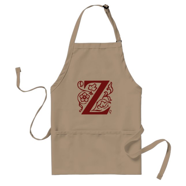 Fancy Letter Z Standard Apron (Front)