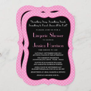Fancy Lingerie Shower Invitations
