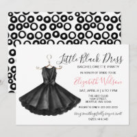 Fancy Little Black Dress Bachelorette Party