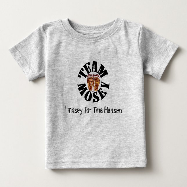 Fancy Little Feet Baby T-Shirt (Front)