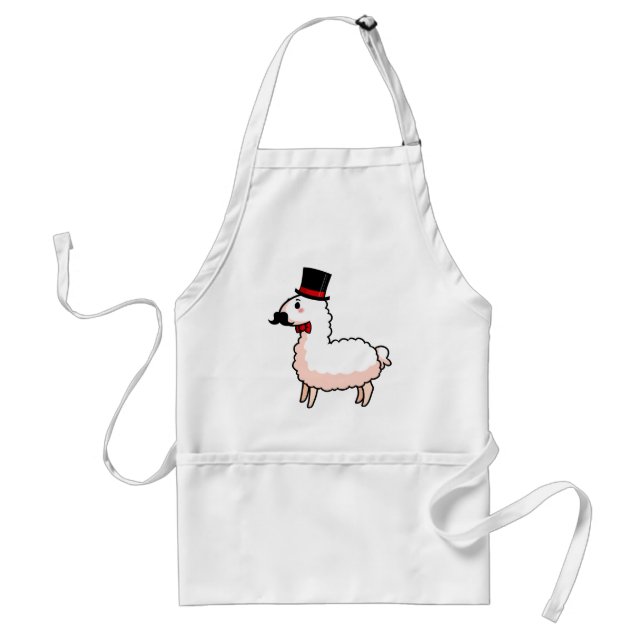 Fancy Llama Apron (Front)