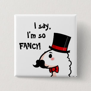 Fancy Llama Button