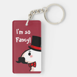 Fancy Llama Key Ring