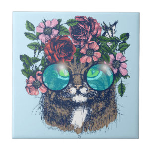 Fancy Maine Coon Ceramic Tile