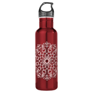 Fancy mandala water bottle